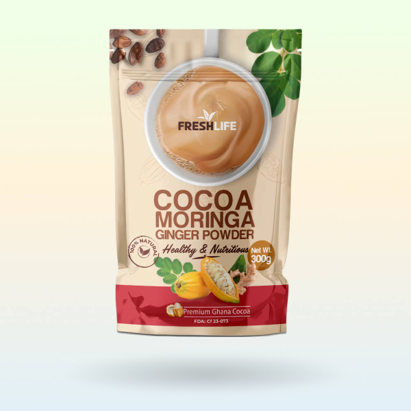 Cocoa Moringa Ginger Powder